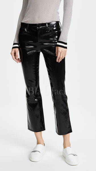 Selena – Verkürzte Hose mit mittelhohem Bund