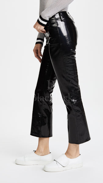 Selena – Verkürzte Hose mit mittelhohem Bund