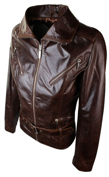 Biker High Neck Vintage Jacket