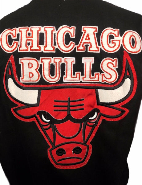 Cowboy bull leather and wool jacket