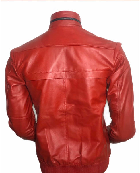 Red Cobra Distressed Leather Jacket