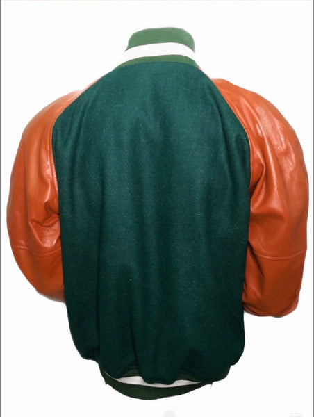 Billionaire Wool and Leather Vintage Jacket