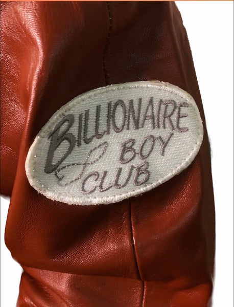 Billionaire Wool and Leather Vintage Jacket