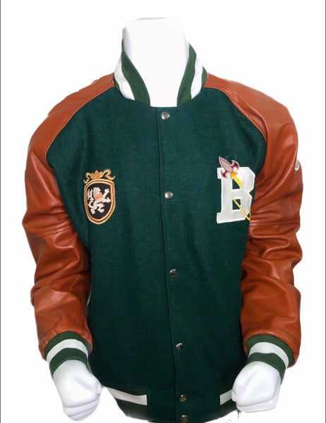 Billionaire Wool and Leather Vintage Jacket
