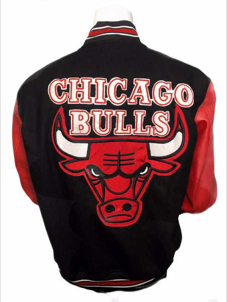 Cowboy bull leather and wool jacket