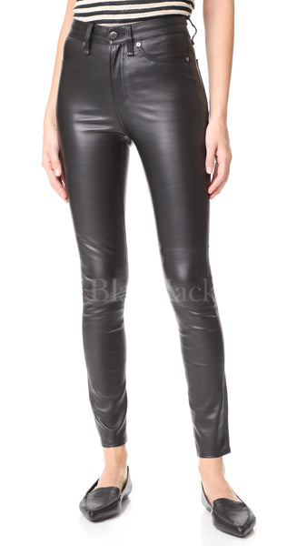 Supreme Leather Skinny Jeans|BlackJack Leathers 