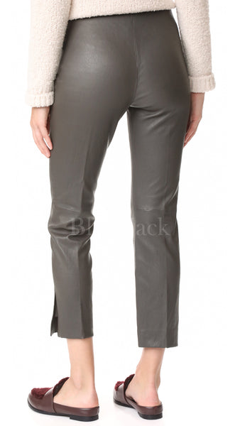 Silhouette Kurze Lederleggings