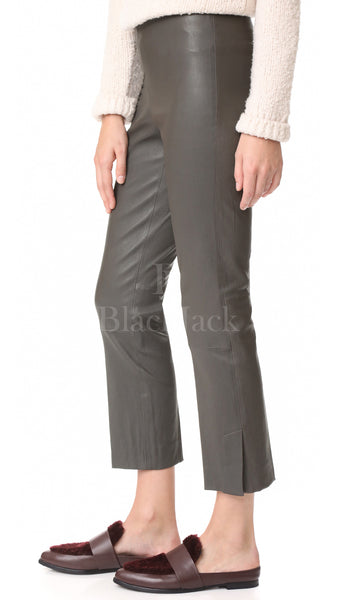 Silhouette Kurze Lederleggings