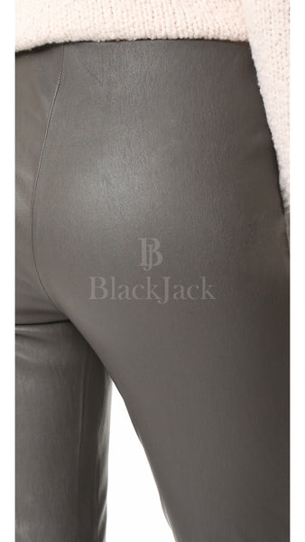 Silhouette Kurze Lederleggings