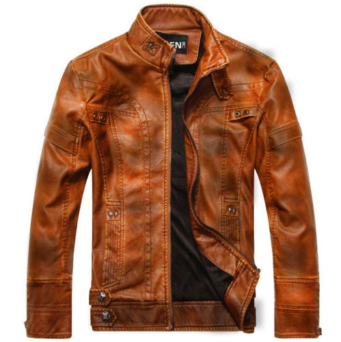 Genuine Bikers Sheep Leather Jacket|BlackJack Leathers 